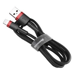 eng_pl_Baseus-Cafule-Cable-Durable-Nylon-Braided-Wire-USB-Lightning-QC3-0-2-4A-1M-black-red-CALKLF-B19-46807_1