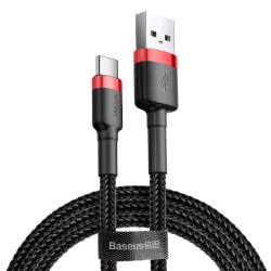 eng_pl_Baseus-Cafule-Cable-Durable-Nylon-Braided-Wire-USB-USB-C-QC3-0-2A-3M-black-red-CATKLF-U91-51809_1