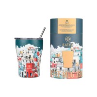 Estia Coffee Mug Save The Aegean Ποτήρι Θερμός Ανοξείδωτο BPA Free 350ml Urban mythos με Καλαμάκι 0013623_-coffee-mug-save-the-aegean-350ml-urban-mythos