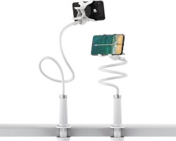 Ugreen Gooseneck LP113 Βάση Κινητού με Βραχίονα σε Λευκό χρώμα 20210118142432_ugreen_gooseneck_desktop_phone_holder_lp113_leyko