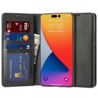 TECH-PROTECT Wallet Case Θήκη Πορτοφόλι με Stand - Black ( Apple iPhone 14 Pro Max) 20220912160748_tech_protect_magnet_wallet_dermatinis_mayro_iphone_14_pro_max