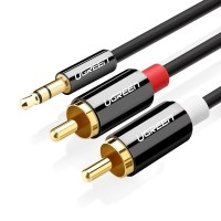 Ugreen Καλώδιο 3.5mm Male to 2-RCA Male 3m Stereo Splitter Cable - Μαύρο (10590) 5210131039519.jpg_0