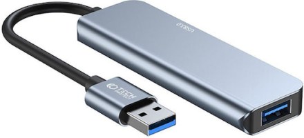 Tech-Protect V0 USB 2.0 Hub 5 Θυρών με σύνδεση USB-A & Θύρα Φόρτισης Γκρι xlarge_20230705142908_tech_protect_v0_usb_2_0_hub_5_thyron_me_syndesi_usb_a_thyra_fortisis_gri
