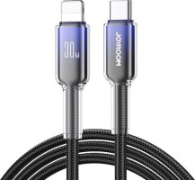Joyroom Series Braided USB-C to Lightning Cable 30W Μαύρο 1.2m xlarge_20241128114047_joyroom_series_usb_c_to_lightning_cable_30w_mayro_1_2m